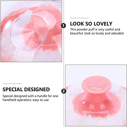 WBTY Caixa de pó de talco, caixa de armazenamento de recipiente para acessórios de lavagem de bebê,