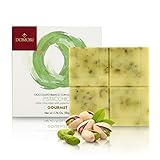 Tableta de chocolate blanco con trocitos de pistacho salado 🍫