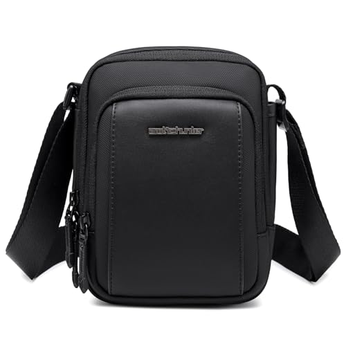 Image of Arctic Hunter Men's Crossbody Sling Bag for Travel & Daily Use Lightweight Small Shoulder Bag for Phone, Passport & Essentials Water-Repellent Utility Side Bag