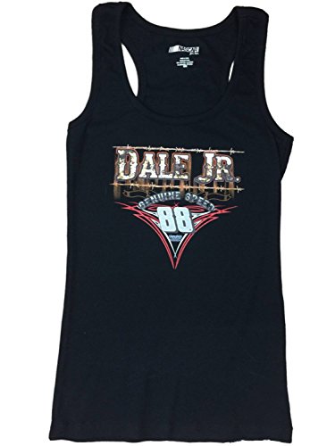 NASCAR Womens Black #88 Dale Earnhart Jr Racing Tank Top Tee Shirt T-Shirt XL
