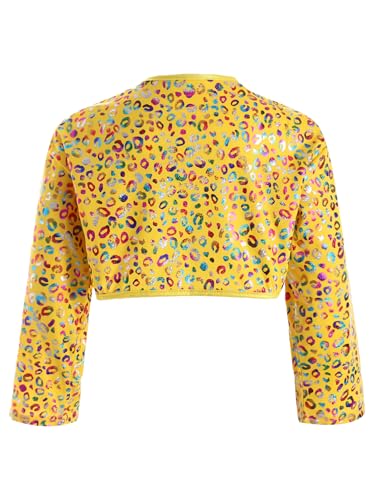 Cardigan for Girls Long Sleeve Open Front Shrug Bolero Flower Girl Coat2