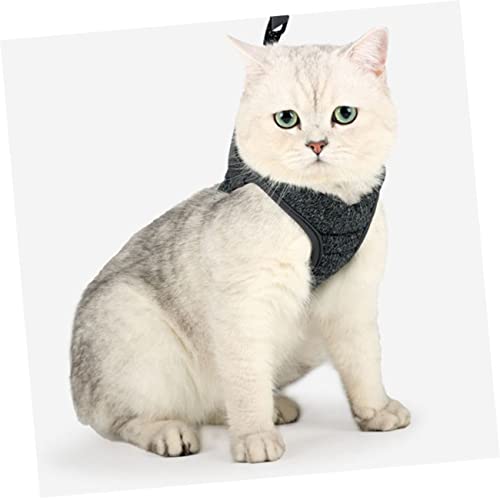 Sangle de pour chat anti-évasion | Harnais gilet réglable 3 pièces