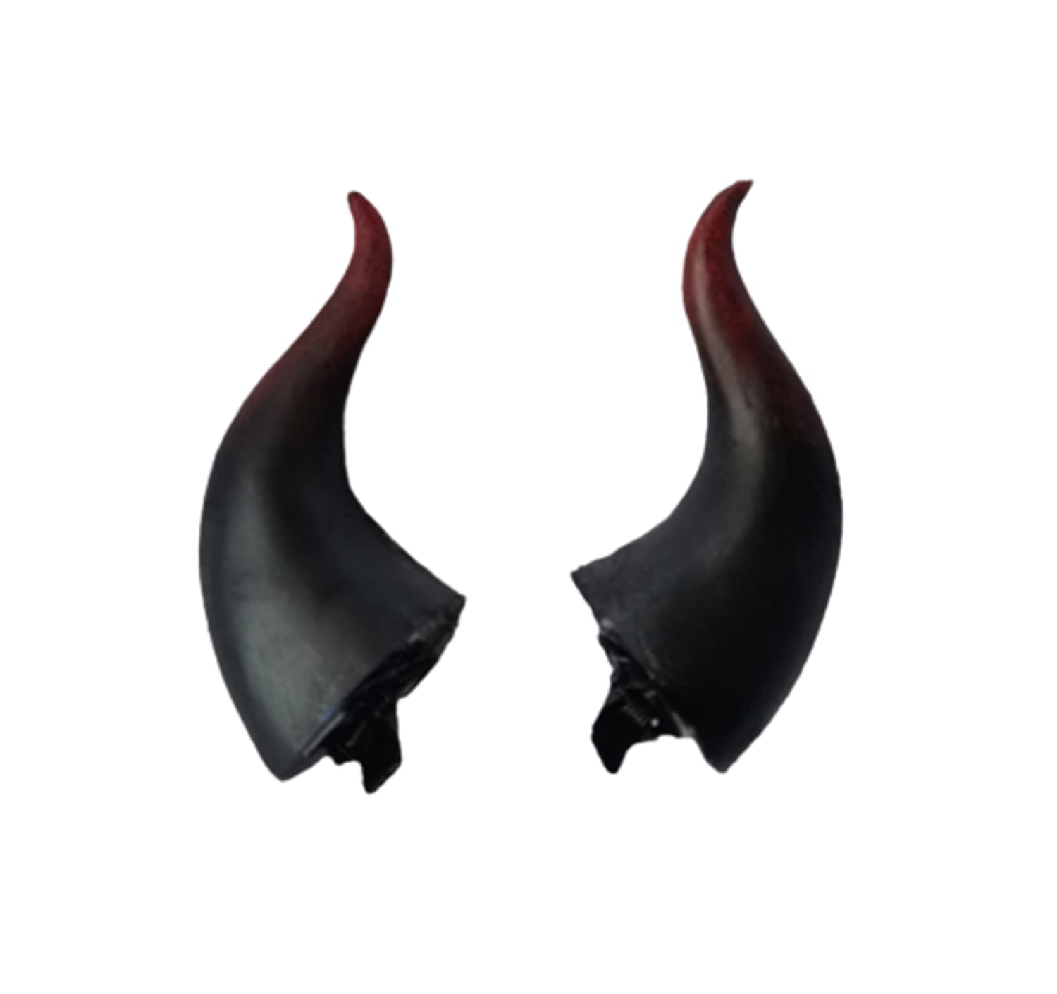 Dark Gothic Resin Hair Clips with Horns Skull Bat for Halloween Cosplay Gothic Bat Hair Clips – Extra Kitsch main image 4