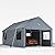 Heavy Duty Carport Canopy 10x20FT,Extra Large Portable Car Tent Garage with Roll-up Windows and All-Season Tarp Cover,Removable Roof&Side Wall for Car,SUV,Boats&Truck Shelter Logic Storage