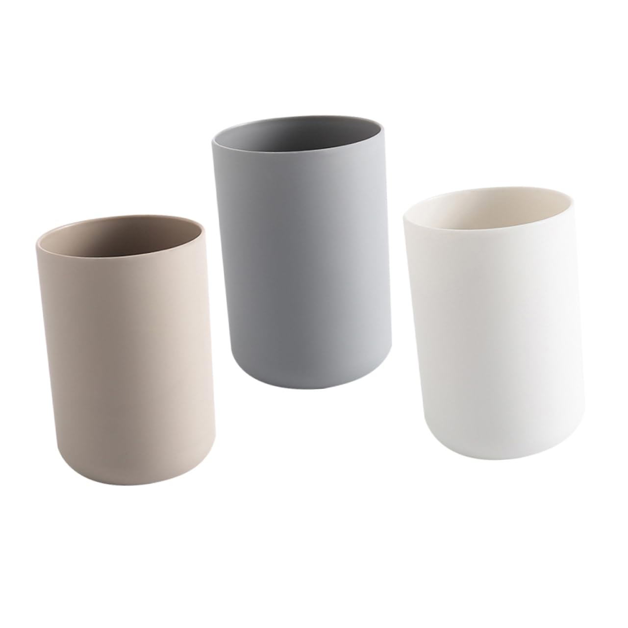 12pezzi Tazze da Lavaggio per Spazzolino Resistente Elegante per Bagno e Viaggi Antigoccia e Durature