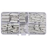 Xiciki 200 Pcs Stoßverbinder 6mm² Quetschverbinder Set,Unisolierte Kabelverbinder aus Kupfer,Kabel Quetschverbinder für Elektrische Spleißen,Crimpverbinder BN0,75 /BN1,25 /BN2 /BN3,5 /BN5,5 / BN8