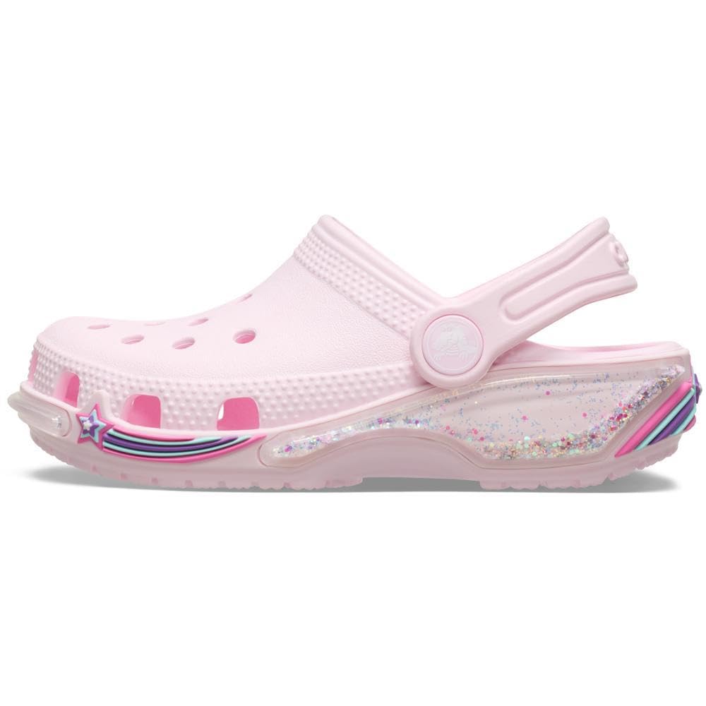 Crocs Classic Star Sparkle Shaker Clog T, Zoccoli Unisex - Bambini e Ragazzi