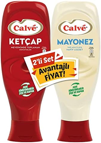 Calve Ketçap + Mayonez 2Li Set 1140 Gr