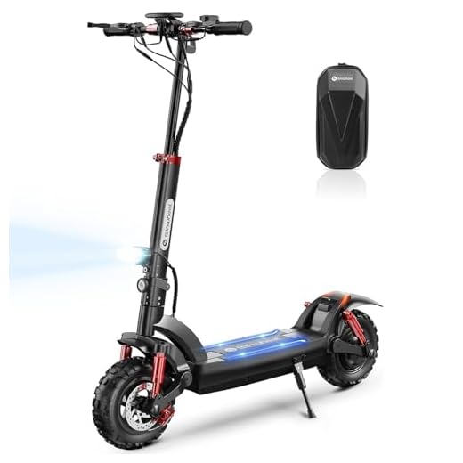 isinwheel GT2 Electric Scooter Adults 11" Off Road Tires, 1000W Motor E-Scooter Up to 28 Miles Long Range, 28 MPH Top Speed, Foldable Commuting Scooter with Dual Brakes & Suspension