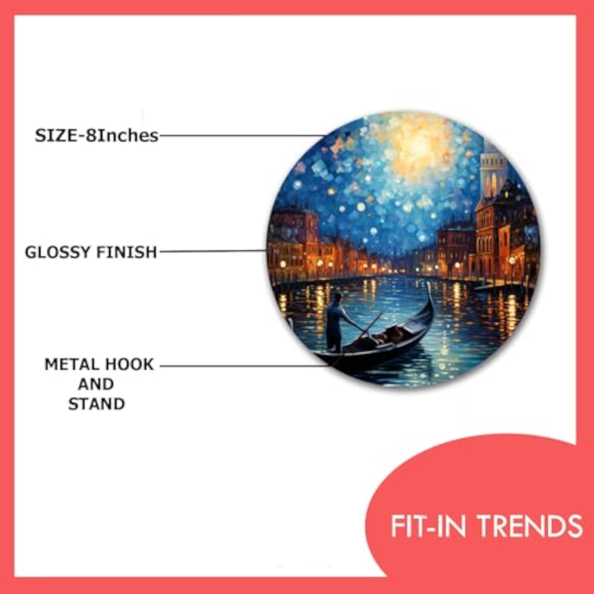 Ceramic Wall Plates for Home Decoration, Unisex Gift