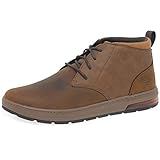 Skechers EVENSTON RENLI, Botines para Hombre, Dark Brown Leather, 43 EU