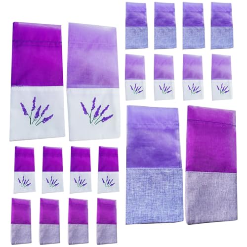 Bolsas de sachet de lavanda vacías 20 piezas con cordón miniatura 1