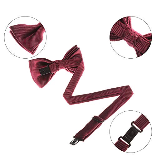 Image of Kids Suspender Bowtie Necktie Sets - Adjustable Elastic Classic Accessory Sets for 6 Months to 13 Year Old Boys & Girls
