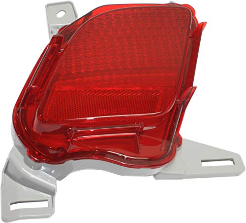 Garage-Pro Bumper Reflector Compatible with Toyota Highlander 2014-2019 Rear, Driver Side