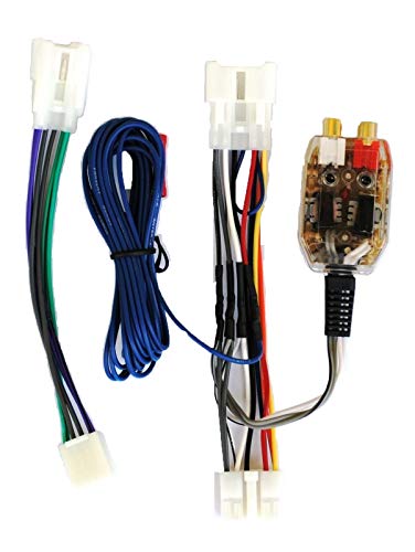 Factory Radio Amp Amplifier Interface Install Adapter Wiring Wire Harness Cable Compatible with Toyota Compatible with Scion Compatible with Subaru Vehicles - No Factory Premium Amp