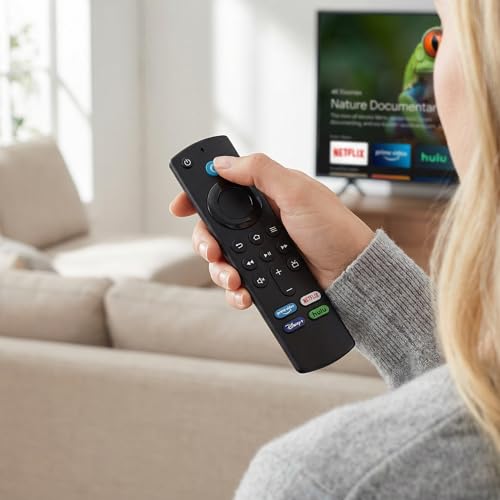 Image of Replacement Voice Remote Fit for Insignia NS-24F201NA23,NS-32F201NA23,NS-42F201NA23,NS-43F301NA25,Compatible with AMZ Fire Series,Toshiba,Pioneer,Echo-Show 15 inch to 21 inch (Island is accessible)