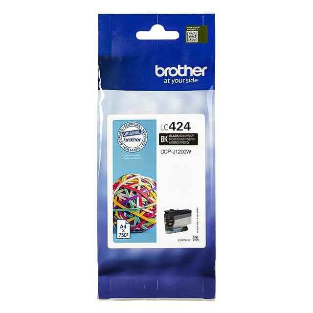 Brother Cartouche d'encre Originale LC424 Noire (5 unités)