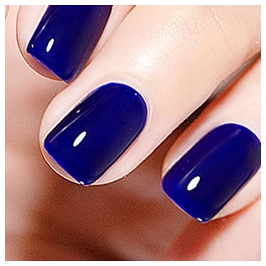 Vishine Gel Nail Polish 15ml, Sapphire Blue Color Soak Off UV LED Long-Lasting Nail Gel Polish Nail Art Home DIY Manicure Nail Salon Varnish #912