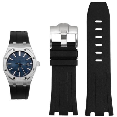 Correa de silicona de repuesto de 28mm para reloj Royal Oak Offshore 15703