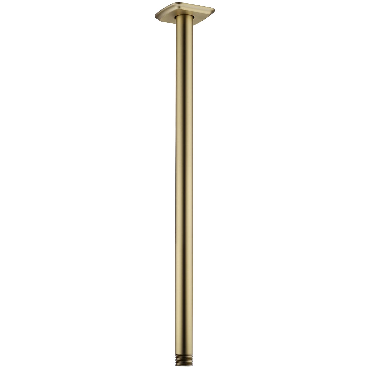 Buy Brushed Gold Shower Arm with Flange Ceiling ed Straight 16 Inch