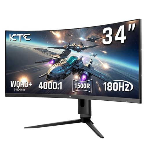 Amazon.co.jp: KTC 34インチウルトラワイドモニター、165Hz WQHD