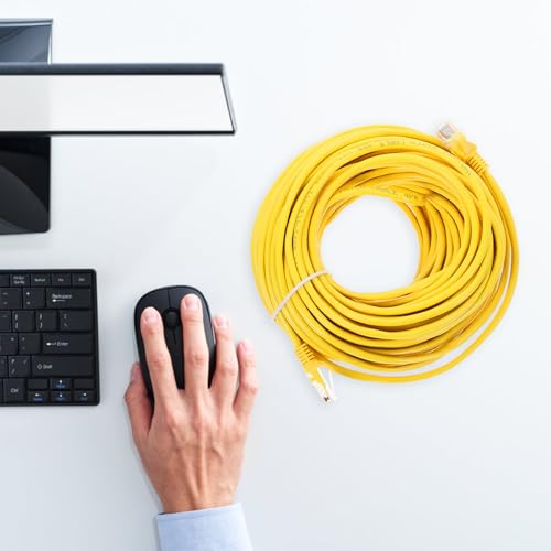 Galpada cable de red Cat 5e patch cord 20 m amarillo miniatura 6