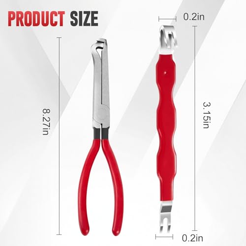 Image of Electrical Disconnect Pliers, 2025 New Connector Separator Tool, Multi-purpose Automotive Terminal Removal Tool, Durable Wire Terminal Tool for Automotive Repair, Universal for Technicians (1 Set)