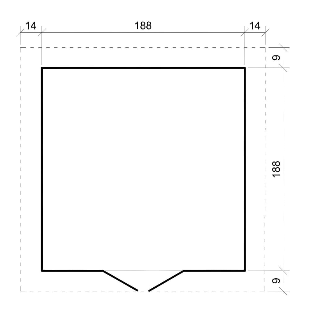 TIMBELA M343 Casetta da Giardino in Legno per Esterni - L216xL206xA218 cm/ 3.53 m2 - Piccola Casetta in Legno, Rimessa Attrezzi, Deposito Bici