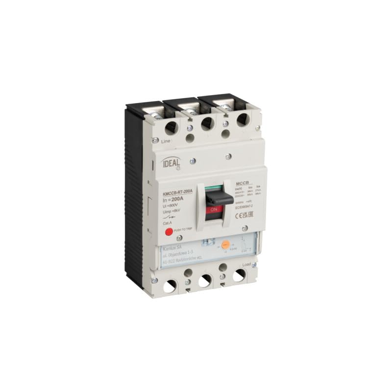 Kompaktowy wyłącznik automatyczny MCCB KMCCB - 200A, IP20, 50Hz, 800V