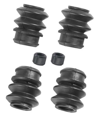 PAIYUE 4PCS Caliper Rebuild Kit Car Accessories Brake Caliper Slide Pin Kit Easy Installation Automotive Replacement Drive Shaft Assemblies Brake Bushings Suitable for Most Compatible Vehicles