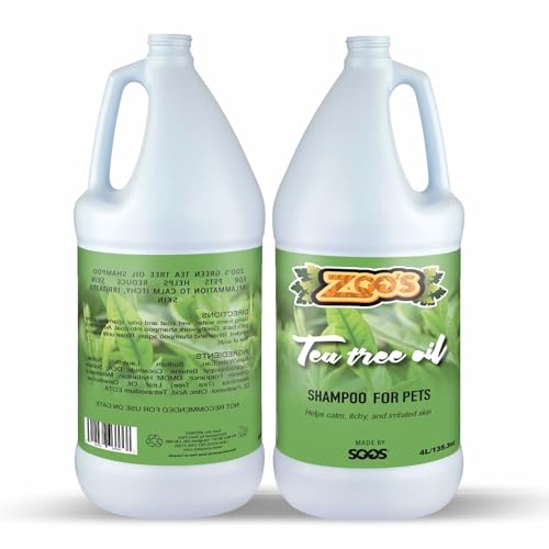 Image of Zoo's Pet Tea Tree Oil Dog Shampoo Fast Absorbing moisturize Skin - 1x (4L Gallon)