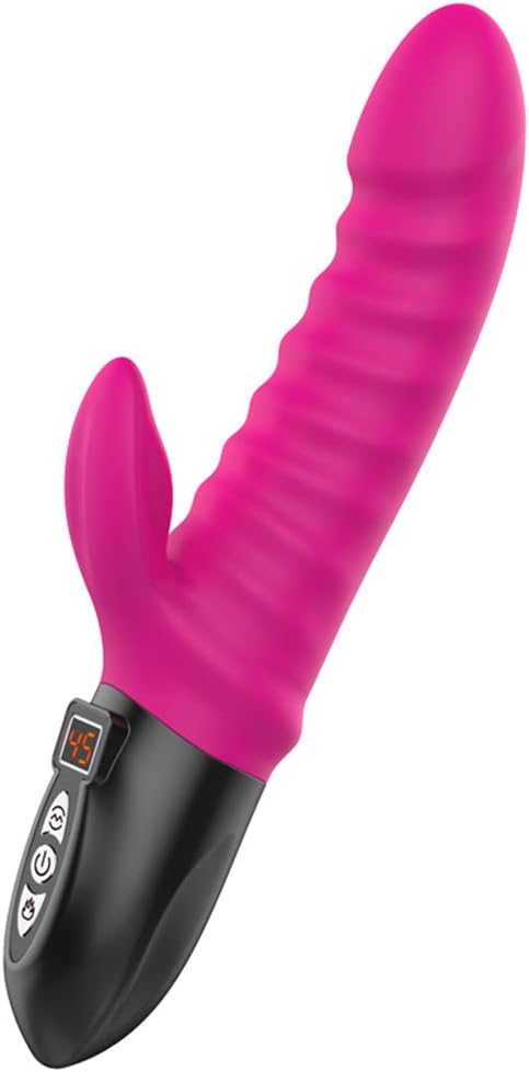 Purple Rotatable 12 Speeds Thrusting Monster Fluttering Rabbit Body Msaager - Waterproof & Slient, Best Gift for Lover