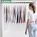 Carbrea 12 Pack Garment Bags for Hanging Clothes - Translucent Suit Bag for Closet Wardrobe Storage Travel - 24