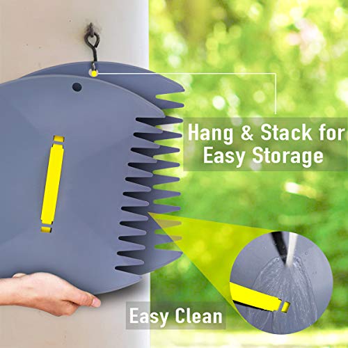 JARDINEER 2 Pair Leaf Grabbers for Lawn and Garden - Image 5