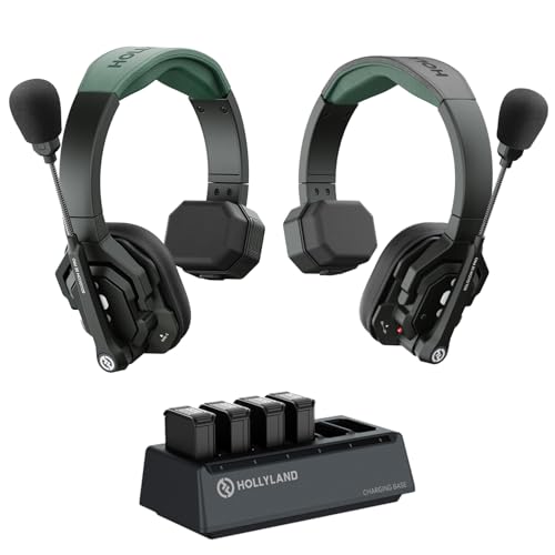 ヘッドホン Hollyland Solidcom SE Pro 4S (1.9 GHz) Hollyland Solidcom SE - 4S 4-Person Noise Cancelling Headset