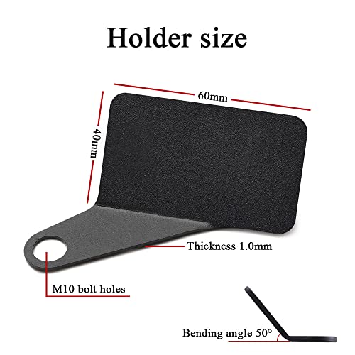 Universal Digital Tachometer Rpm Meter Motorcycle Tachometer Car Gauge Waterproof Electronic Tachometer (Red With Left Bracket) #TOP7