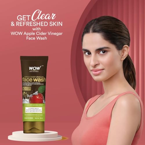 WOW Skin Science Apple Cider Vinegar Foaming Face Wash | Deep Cleansing | For Oily Skin | Fresh, Clear Skin | For Acne & Pimples | Paraben & Sulphates Free| Face Wash for Women & Men | 100 ml (Image - 2)