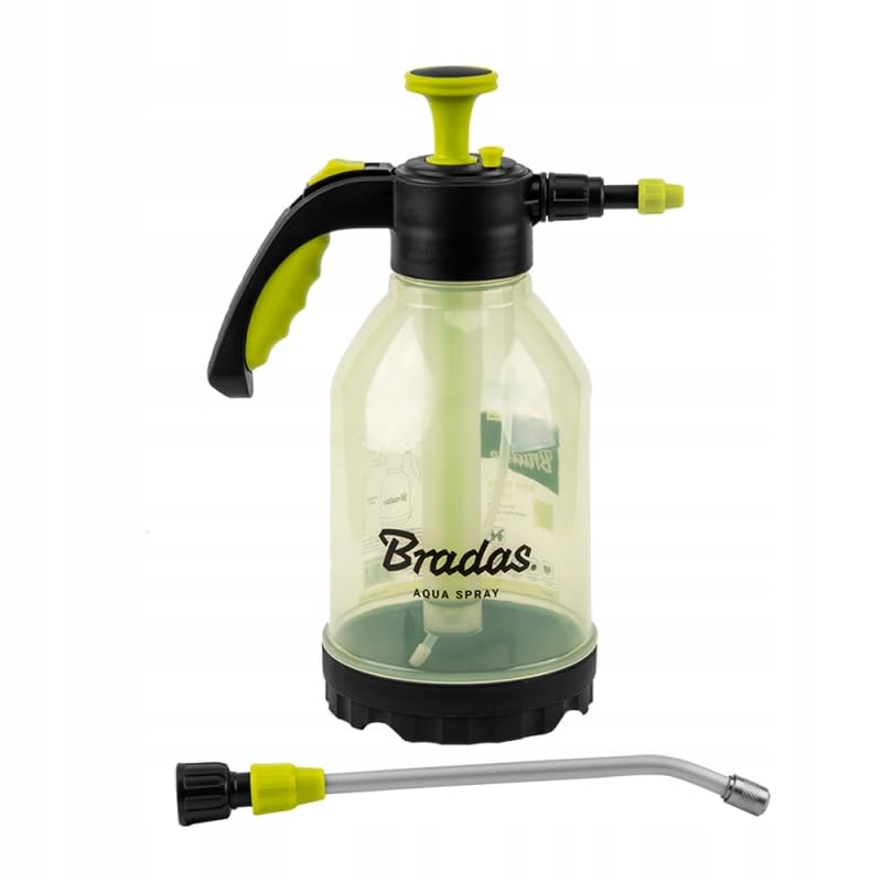 Bradas Garden Care - Pflanzen Sprühflasche Garten 2L - Gartenspritze Drucksprüher Säurefest - Pumpsprühflasche - Unkrautspritze - Handdruck-Sprühgerät für Pflanzenpflege - Pflanzensprüher