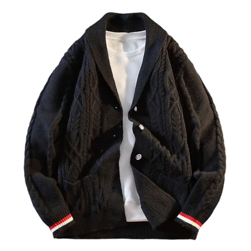 Chaqueta de punto de hombre clásica para vestir elegante en la oficina en invierno