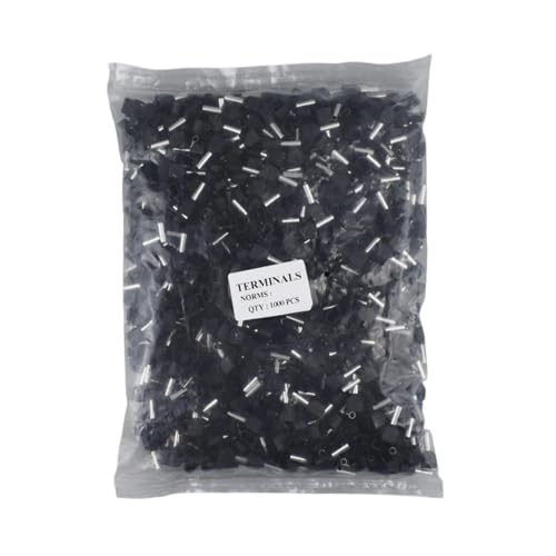 TE0508?? TE1508 TE2508 �Ǐ󈳒��[�q�d���≏�^�[�~�l�[�^�u���b�N�R�[�h�G���h�R�l�N�^�����[�q(Black,TE16-14-200PCS)