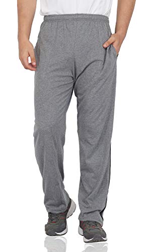 Image of Fflirtygo Men's Regular Fit Two Stripe Color Cotton Track Pants