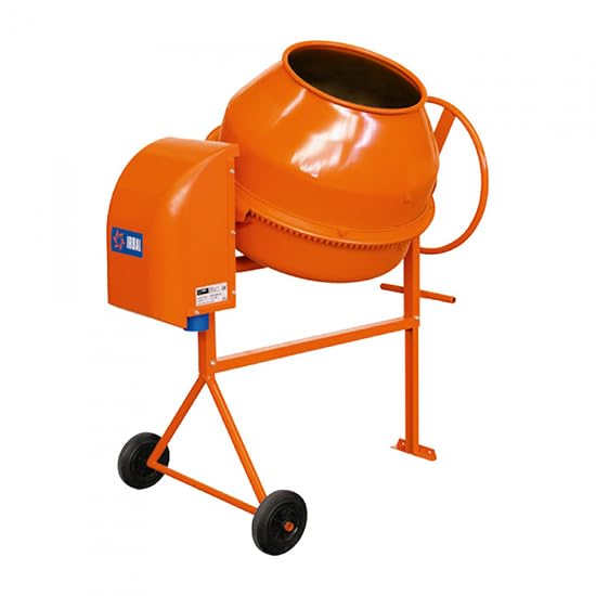Hormigonera IRBAL HOR 125 – 125L, 700W, Eléctrica 220V, Patas Telescópicas, Corona de Poliamida, Bajo Ruido – Ideal para Bricolaje y Obras Domésticas