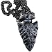 Produktbild ZFSBRTL Wikinger Vegvisir Rune und Helm der Ehrfurcht Odin Speer Anhänger Halskette, Nie verblassen Nordische Mythologie Schmuck Wikinger heidnisches Amulett Geschenk