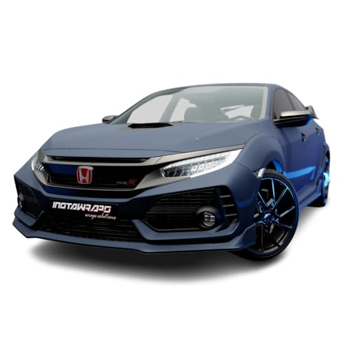 Film vinyle voiture 3M 1080 mat bleu indigo pour masquer rayures et personnaliser