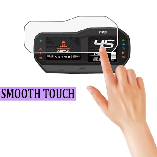 Image of Digital Cluster Screen Guard For TVS JUPITER 125 SMARTXONNECT Scooter 2024-2026 || TFT Meter Display Console Protector /Anti Scratch Jupiter125 X Connect Accessory [Not Tempered Glass]