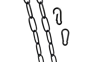 6 Feet Premium Quality Black Finish Lighting Looping Chain