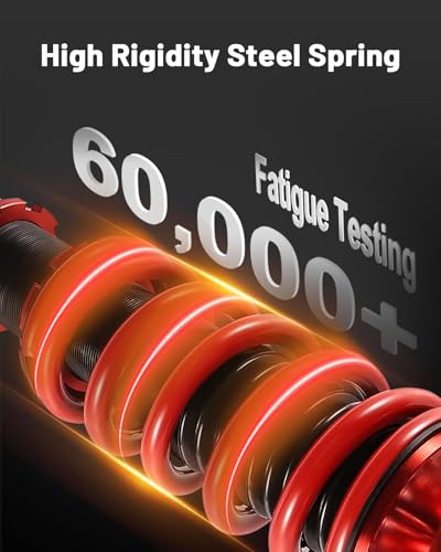 2007-2012 Dodge Caliber EVIL ENERGY Coilovers -Jeep Compass 2008-2017, for Jeep Patriot 2008-2010, Coilovers Suspension Kit, Height Adjustable Lowering Kit, Red - Image 5