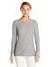 Fruit of the Loom Women's Waffle Thermal Underwear Top, Light Grey Heather, Large