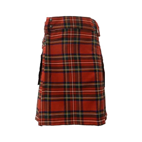 UT Kilts Men's Standard Tartan Utility Kilt, Modern Scottish Kilt for Everyday Wear, Tactical Kilts Adjustable Hip Straps