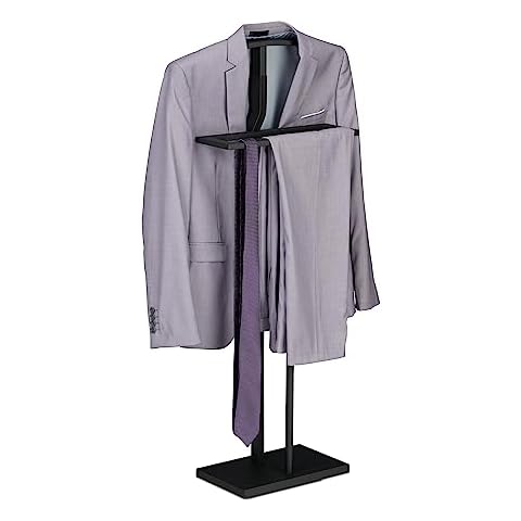 Relaxdays Versatile Black Suit Stand Cover